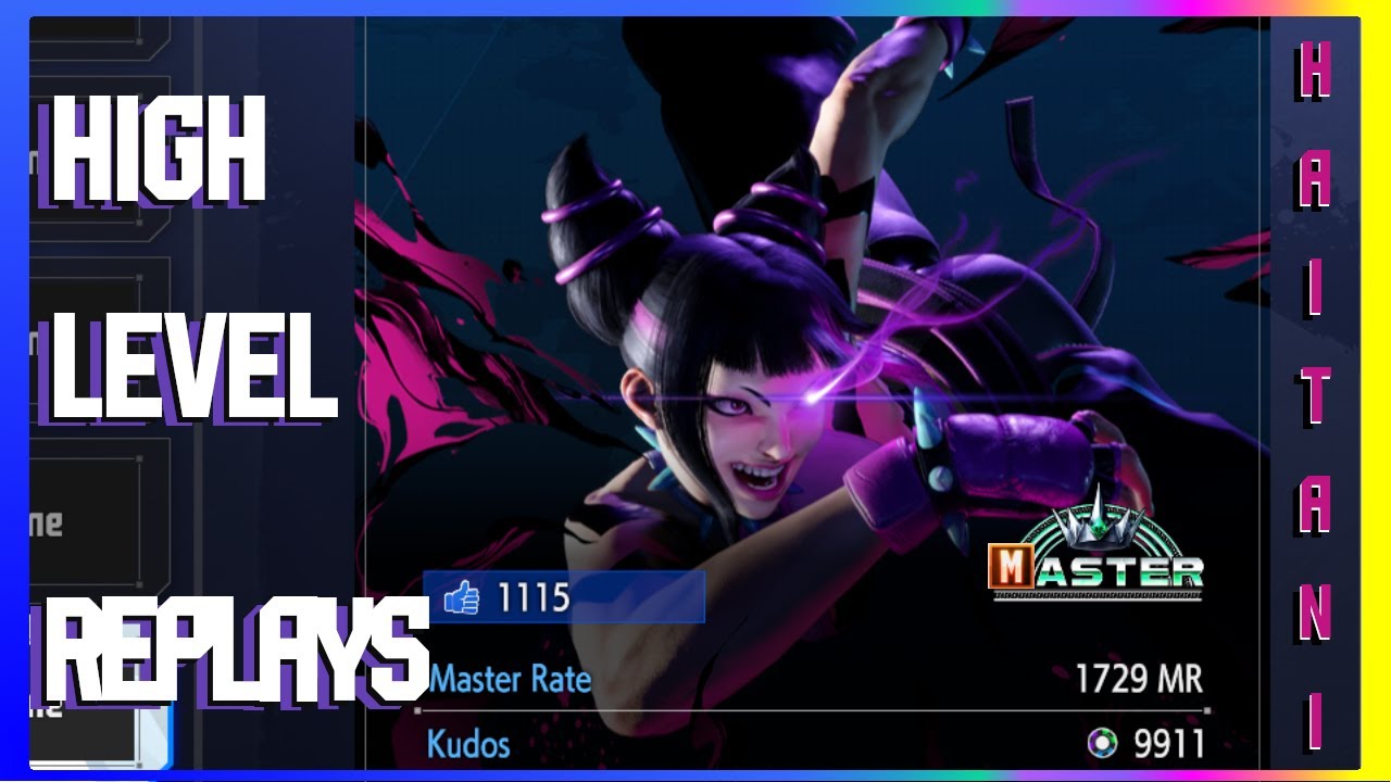 Juri (HAITANI) 1729 MR - ***Modern Master Rate Battles!!!*** - Street Fighter 6 High Level Replays!!