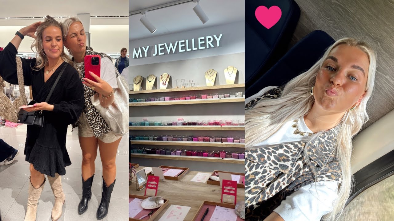 SIERADEN maken bij MY JEWELLERY!✨😍 Dagje SHOPPEN met Janette!💕🛍️