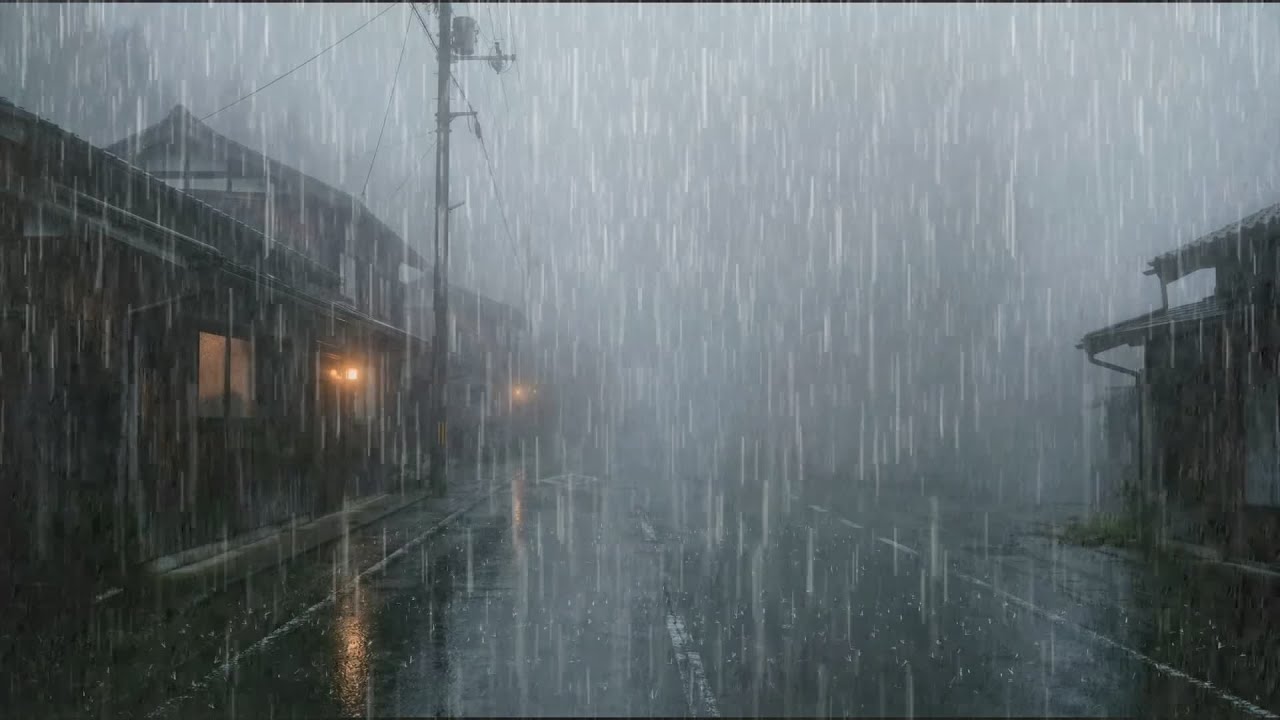 Powerful Heavy Rain & Thunder ⛈️ Deep Sleep for Insomnia & Stress