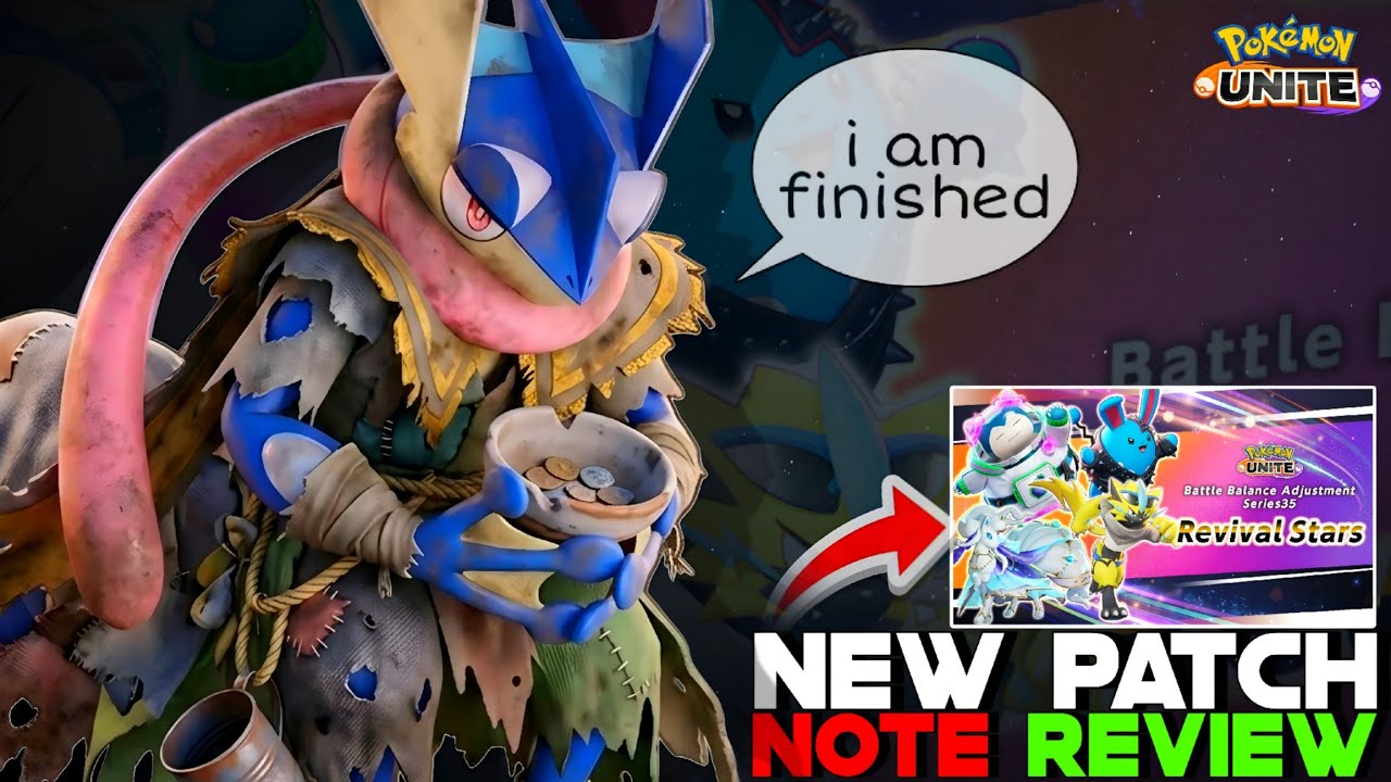 НОВОЕ ОБНОВЛЕНИЕ: ОБЗОР REVIVAL STARS ОТ POKEBUNNY - КОНЕЦ GRENINJA ??? 😔| POKEMON UNITE
