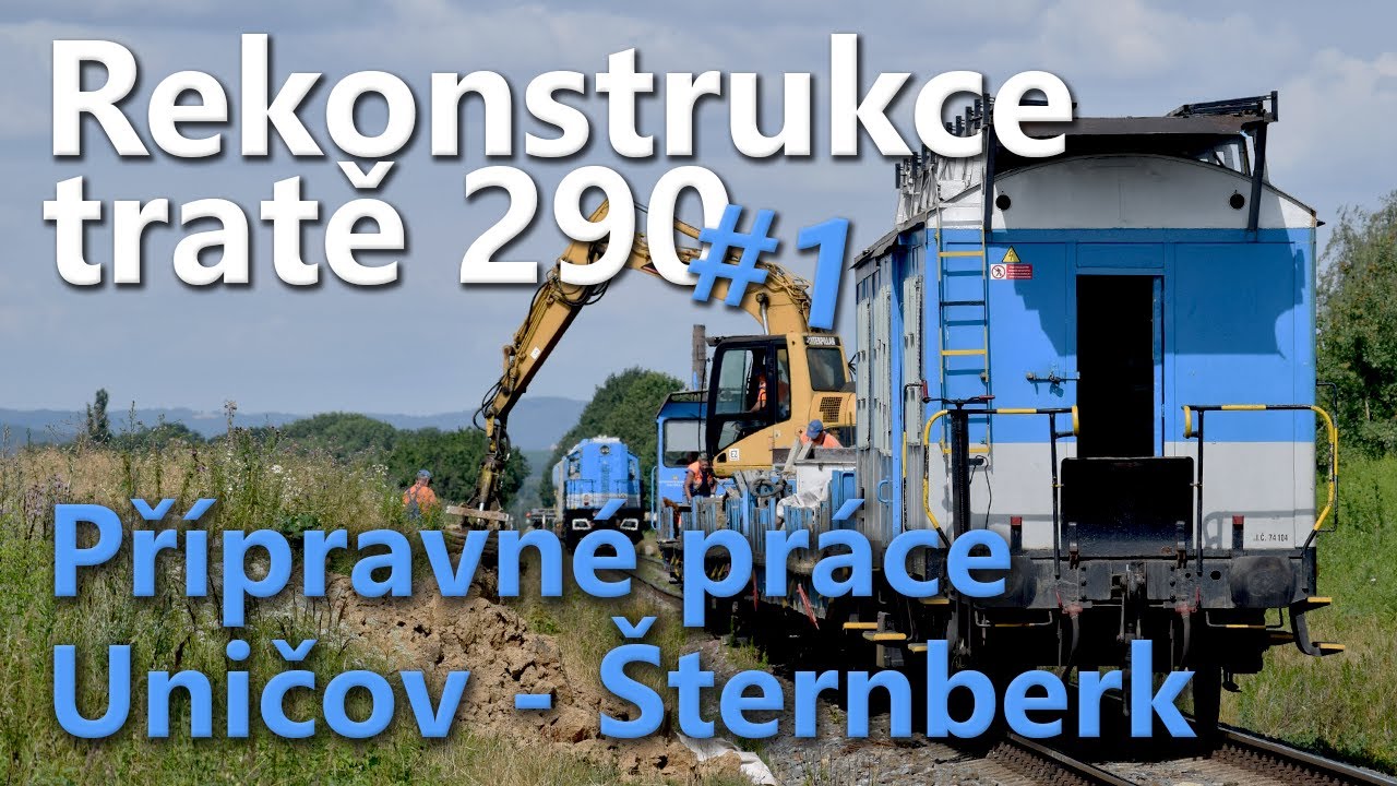 Rekonstrukce tratě 290 | Přípravné práce začaly!