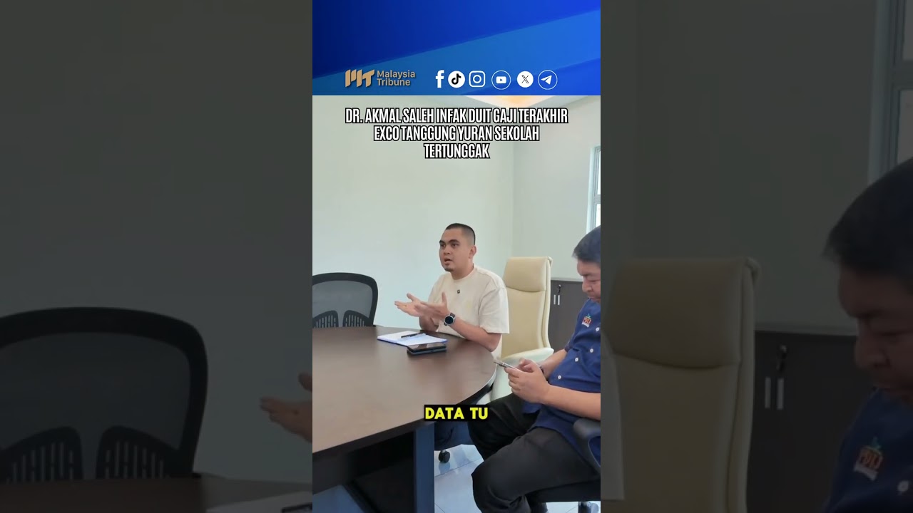 Dr. Akmal Saleh infak duit gaji terakhir exco tanggung yuran sekolah tertunggak