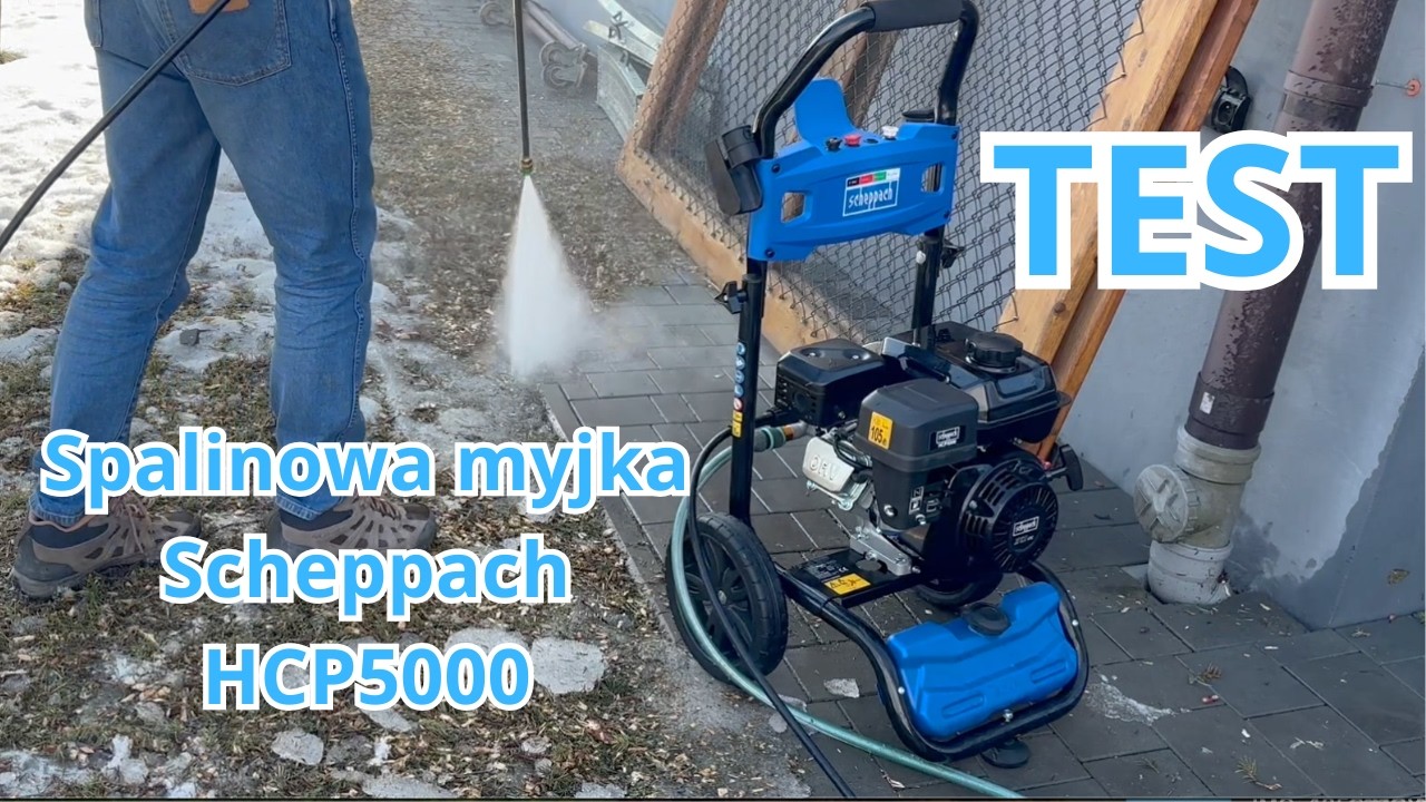 Myjka spalinowa Scheppach HCP5000 Prezentacja & Test