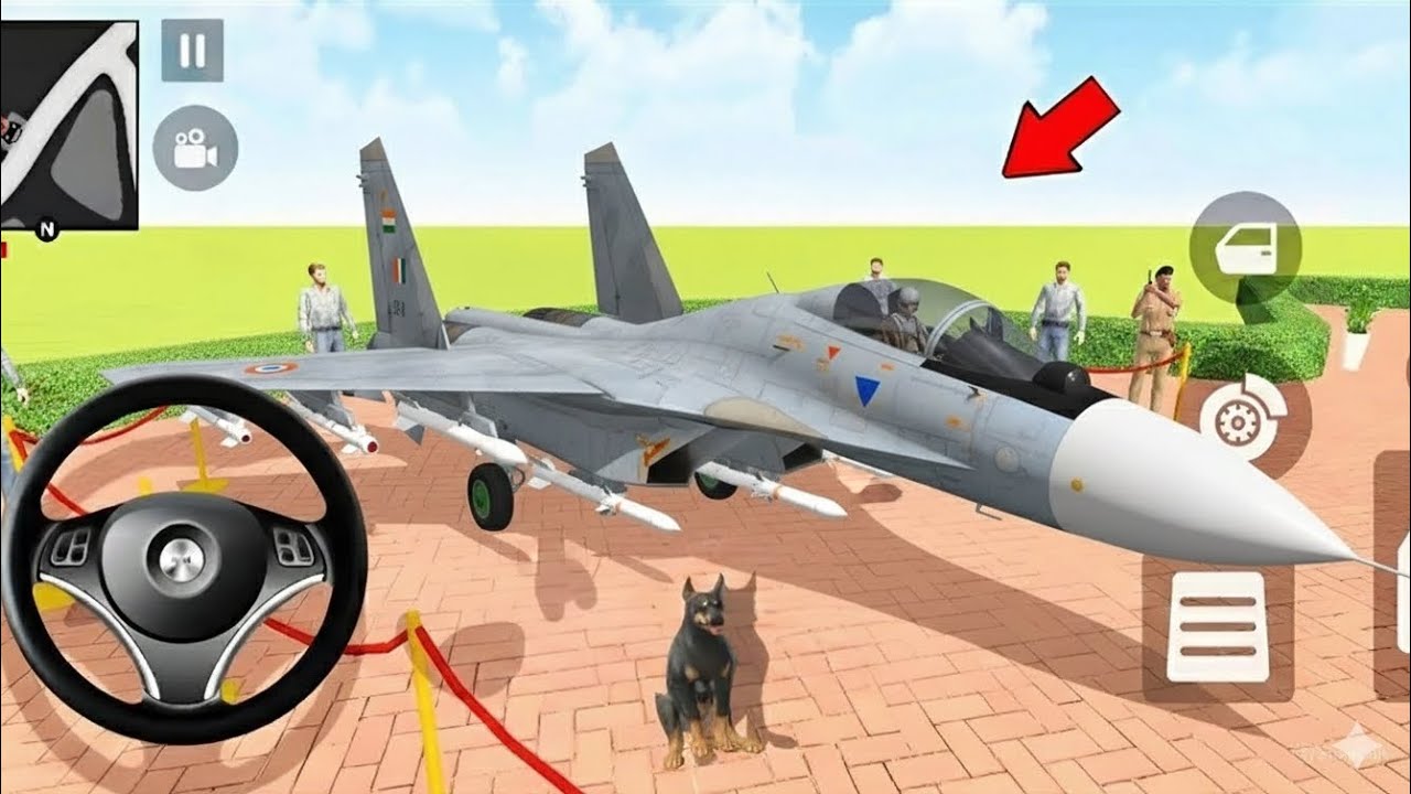 Indian Thift Auto Simulator Showroom Purchase Indian Army Aeroplane And Bike Game