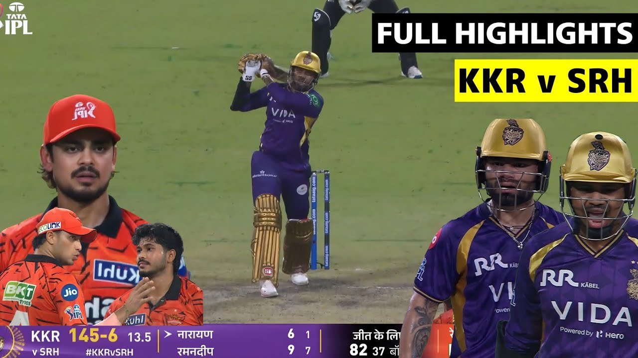 IPL 2026 KKR vs SRH 6th T20 Match Highlights &bull; Today Match Highlight &bull;Kolkata vs Hyderabad IPL Match