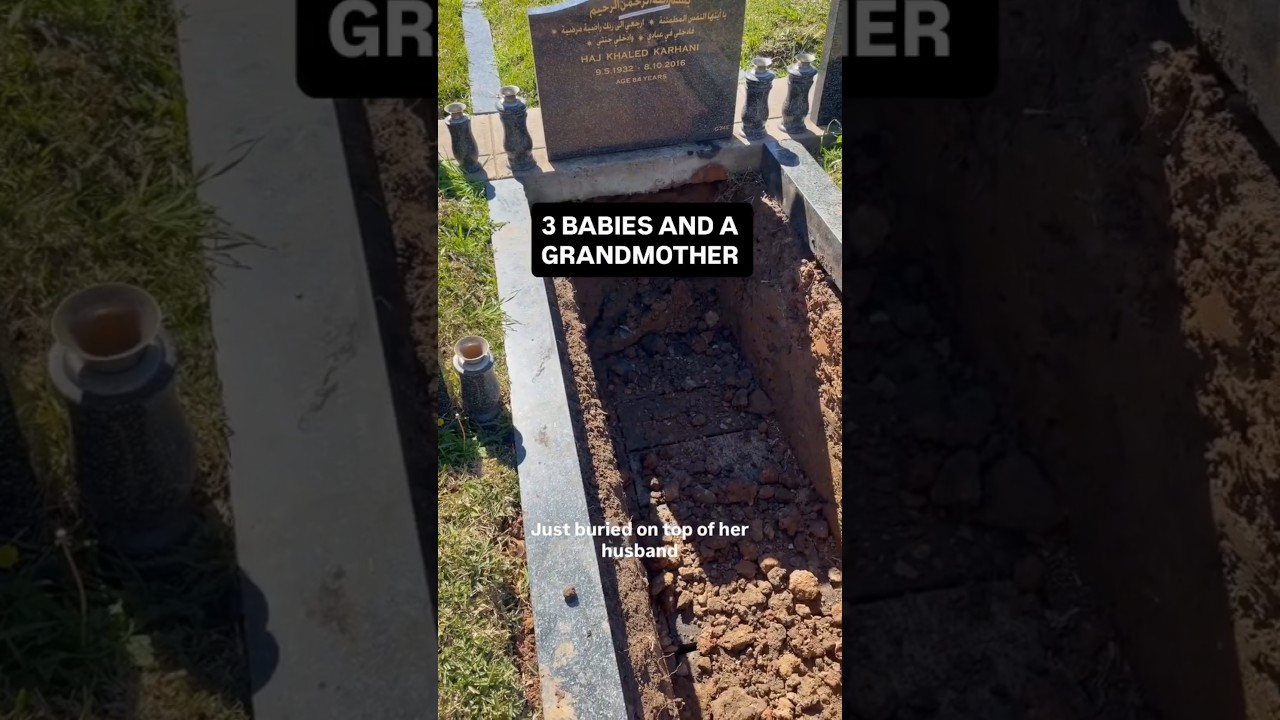 3 babies and a grandmother ! #graveyard #death #hereafter #jannah #soul #mortality #cemetery #deen