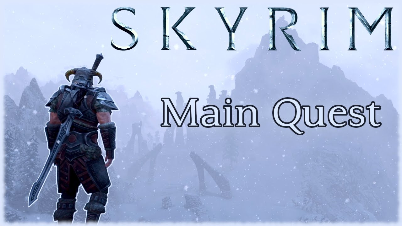 Skyrim - Longplay Main Quest Full Game Walkthrough [No Commentary] 4k