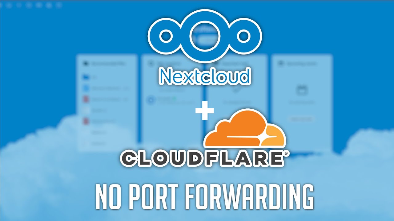 NextCloud Without Port Forwarding via Cloudflare Tunnels