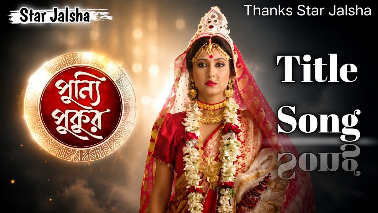 Star Jalsha serial Punyi Pukur title song/Madhuraa Bhattacharya. #Title #PunyiPukur