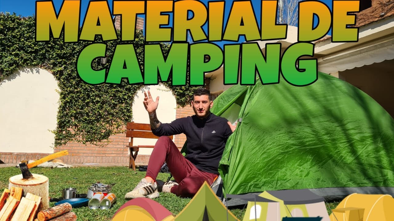 ¿Qué necesito para ACAMPAR? // MI EQUIPO de CAMPING