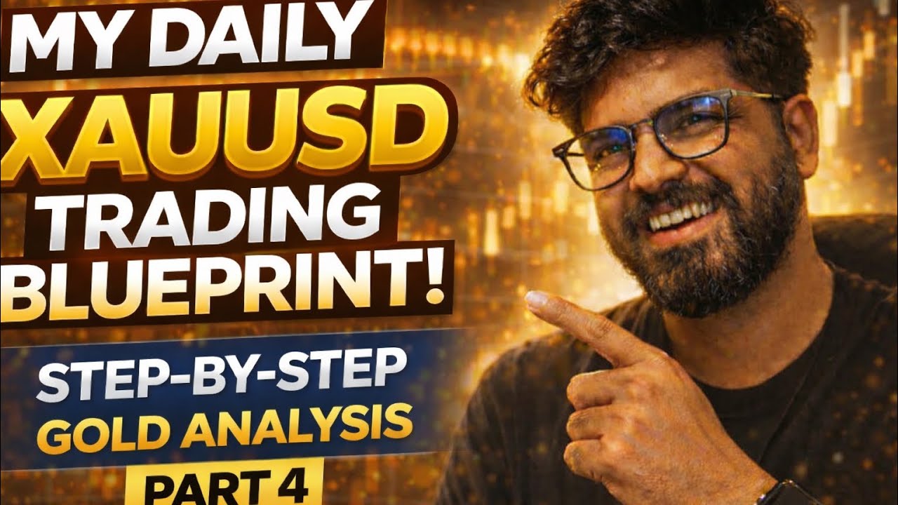 My Daily XAUUSD Trading Blueprint | Step-by-Step Gold Analysis (Part 4)