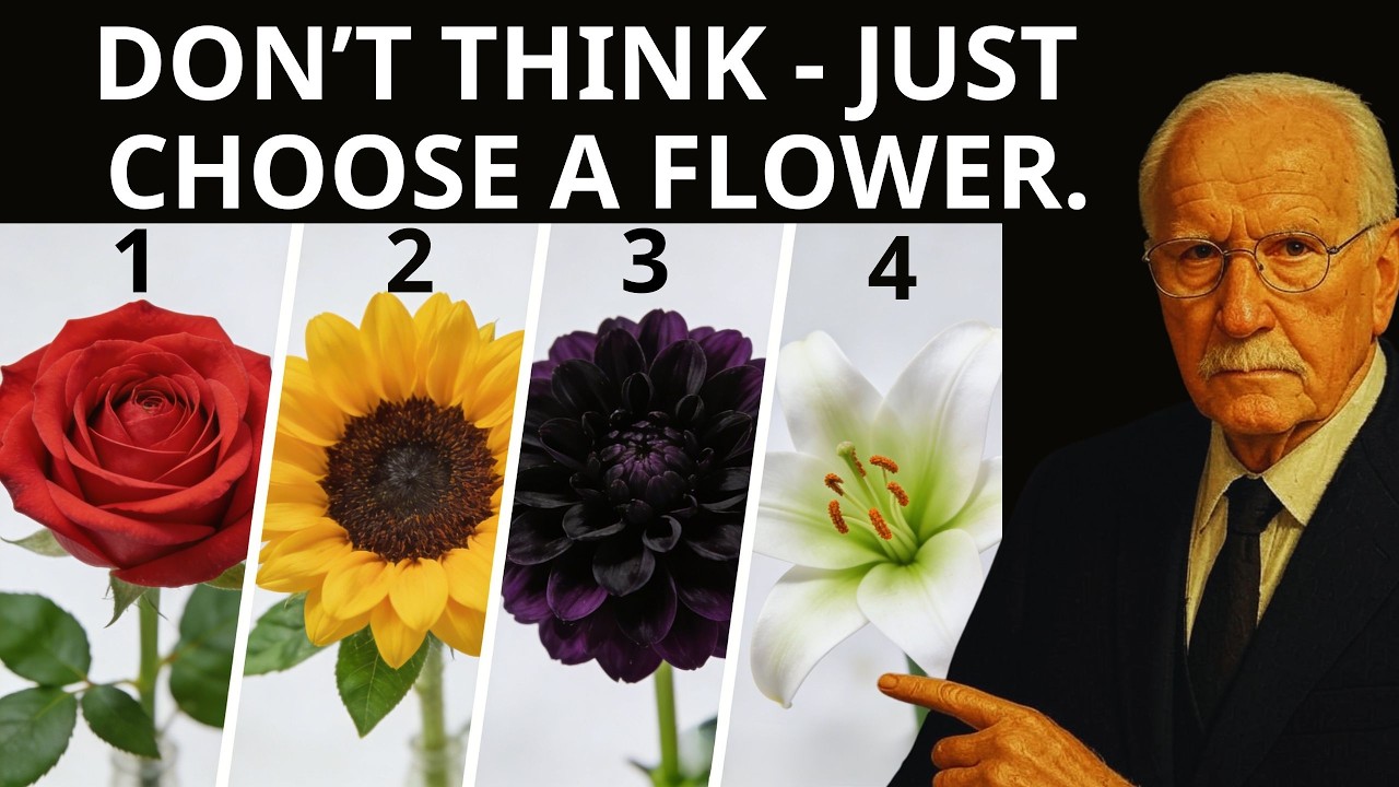 Choose a Flower Without Thinking — What It Reveals Inside You  carl Jung