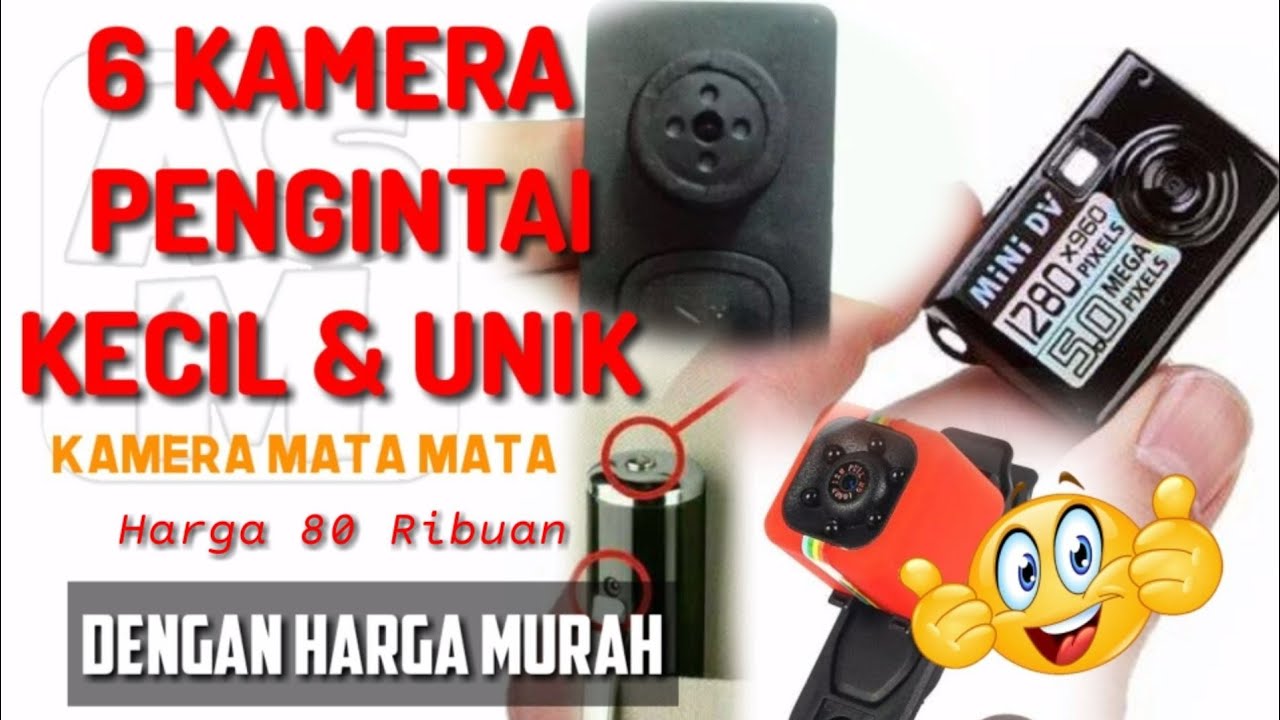 6 Kamera Pengintai Unik Dan Keren - Kamera Mata Mata (Spy Cam)