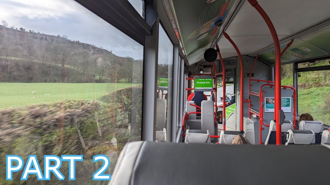 T4 Traws Cymru Bus Llandrindod Wells to Newtown Full Journey (part 2/2)