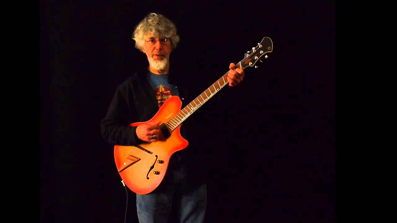Novax Slimline Jazz guitar demo by Don Latarski