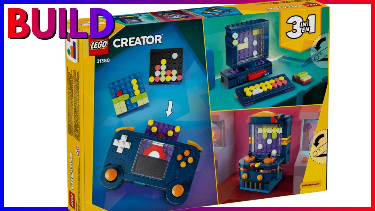 Lego 31380 Creator 3in1 Retro Gaming Console Build