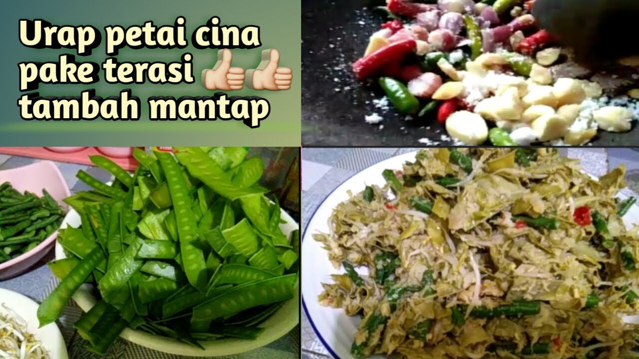 URAP PETE CINA || PAKE TERASI BIAR LEBIH MANTAP _RESEP ALA EYANG INO_