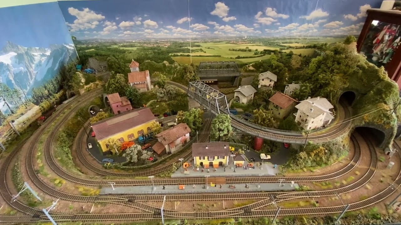 Plastico compatto fs anni 70 Noch Mittenwald layout Rivarossi Roco Fleischmann Noch