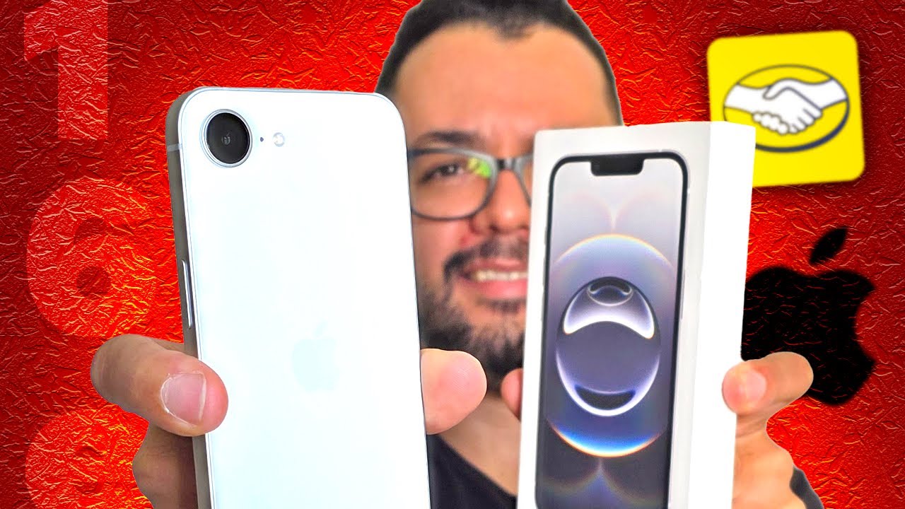 Comprei um iPhone 16e 256GB MUITO BARATO no Mercado Livre!