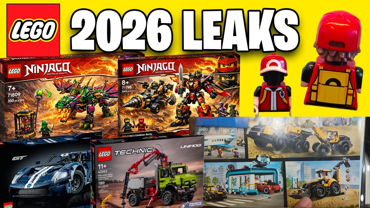 INSANE NEW LEGO LEAKS! Pokemon Minifigures, Ninjago, City, Technic & More!