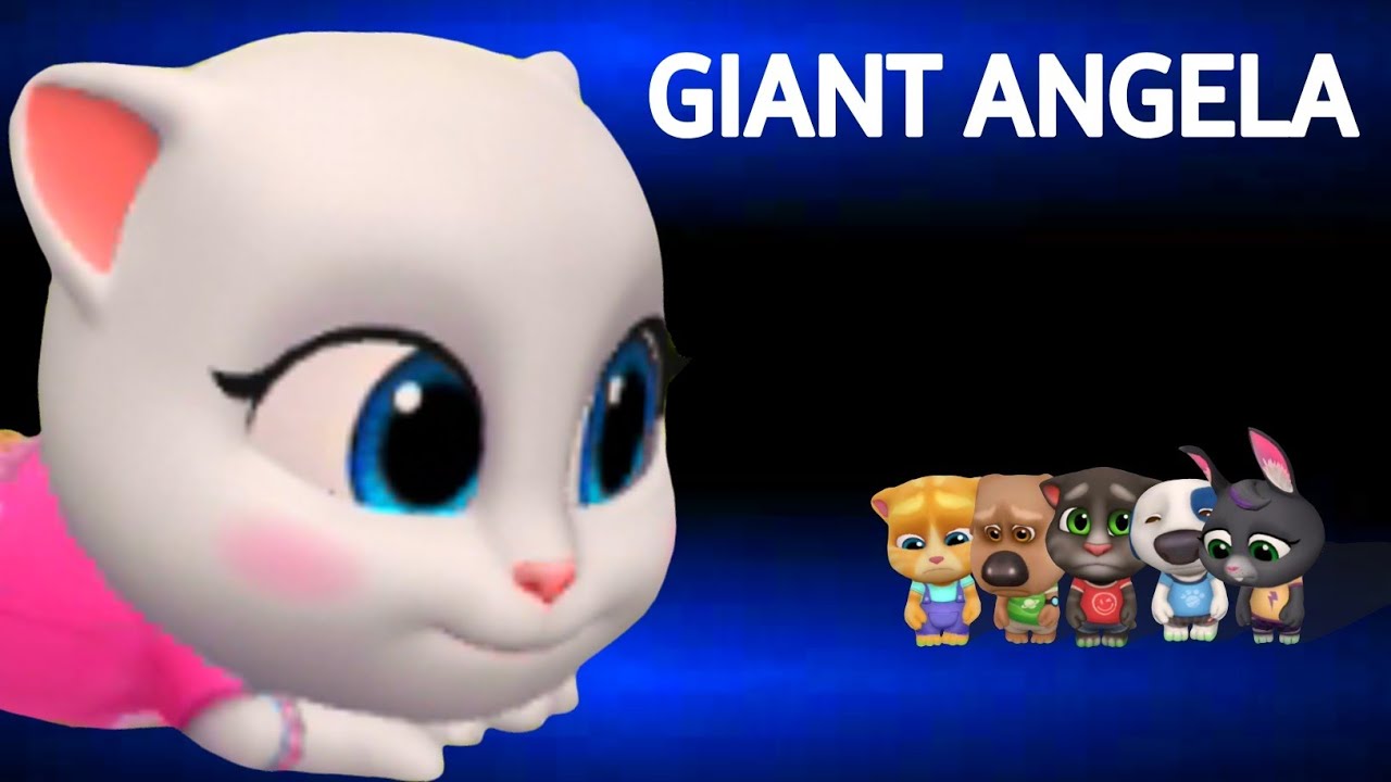 GIANT ANGELA - AMONG US - Everybody Hates Angela - My Talking Tom Friends - Tom Gold Run 290925 #1