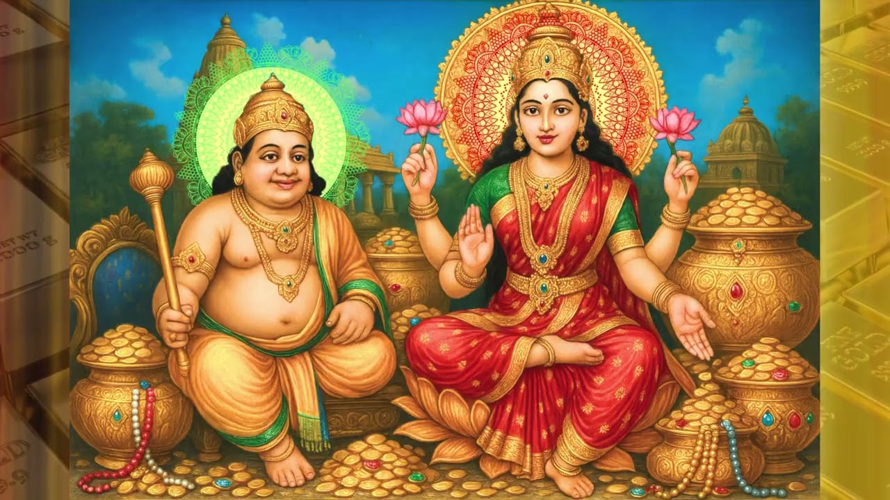 Kubera AshtaLakshmi Meditation Mantra for Attracting Wealth and Abundance. #diwali #dhanteras
