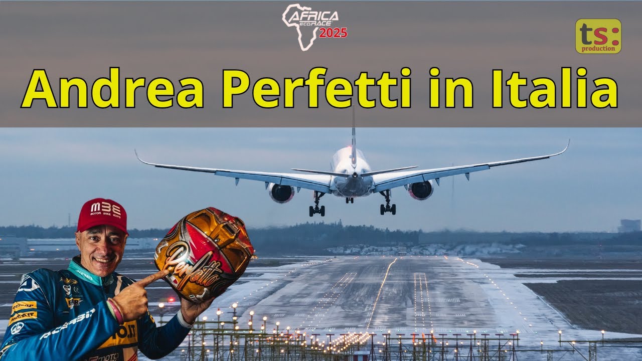 Africa Eco Race 2025 | Andrea Perfetti torna in Italia !