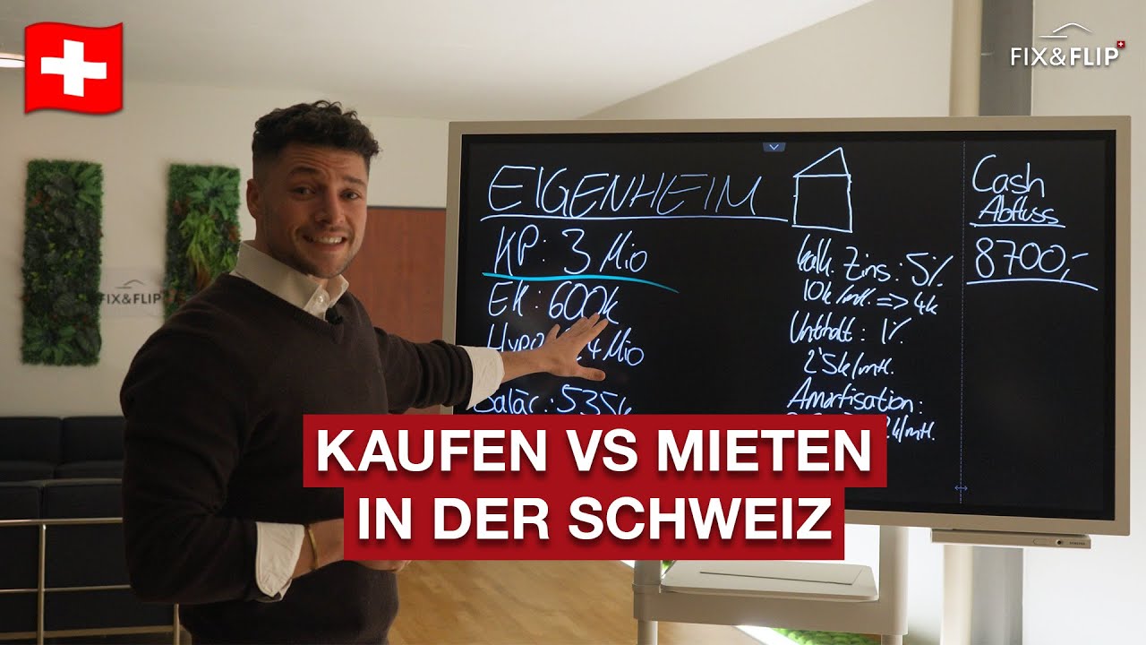 🇨🇭Kaufen oder Mieten: Das Märchen vom Eigenheim 