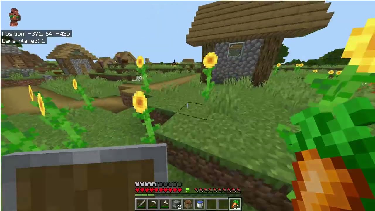 Attempting to Speedrun Minecraft w/ random seed on Laptop #2.