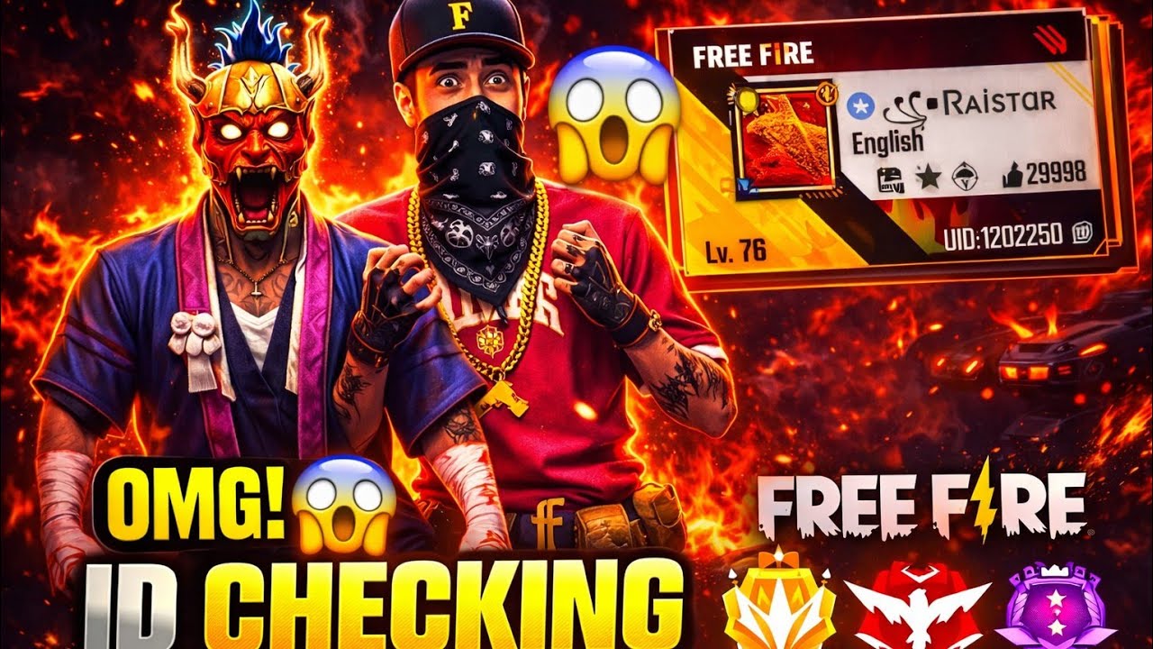 🔴 FREE FIRE LIVE 🔥 UID CHECKING AND REACTION 😱 #FREEFIRE #FFLIVE #NONSTOPGAMING #live