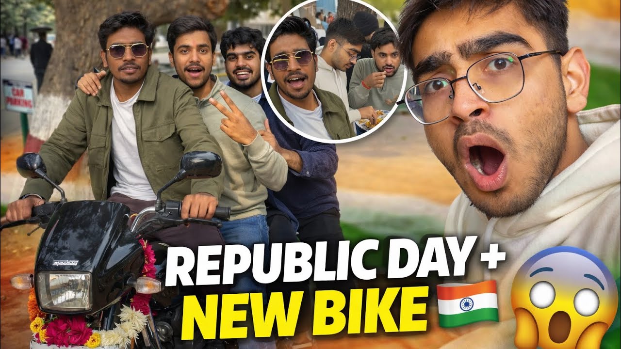 Republic Day Celebration + New Bike Surprise 🏍️🇮🇳