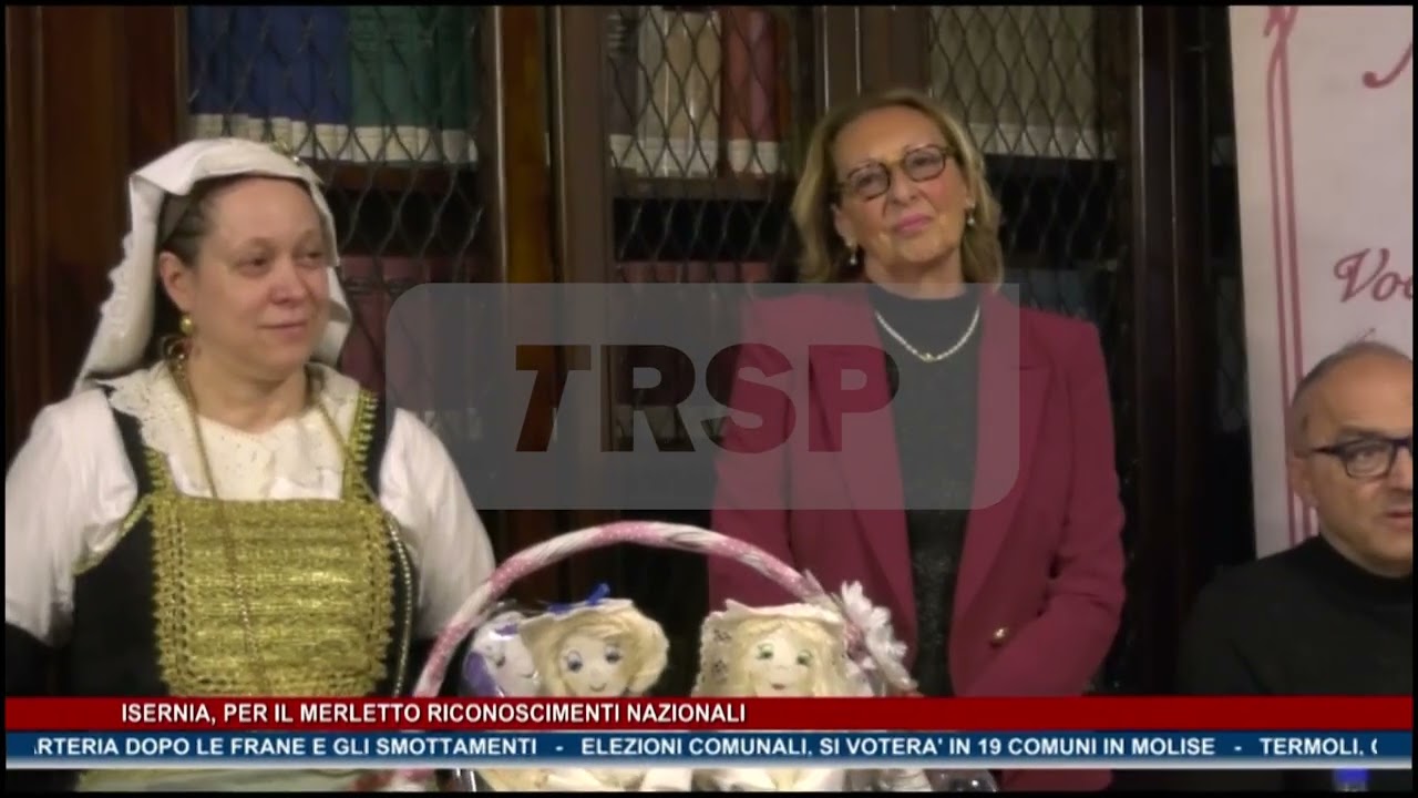 Isernia, per il merletto riconoscimenti Nazionali TG NEWS MOLISE DEL 22.02.26 - TRSP -