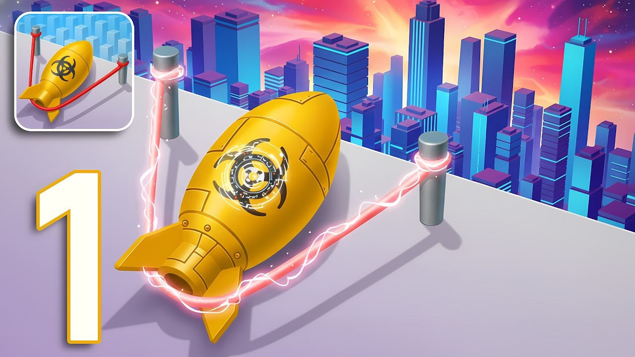 Evolving Bombs! -Gameplay Walkthrough Part 1: Rain Bombs from the Sky! All Levels (Android, iOS)