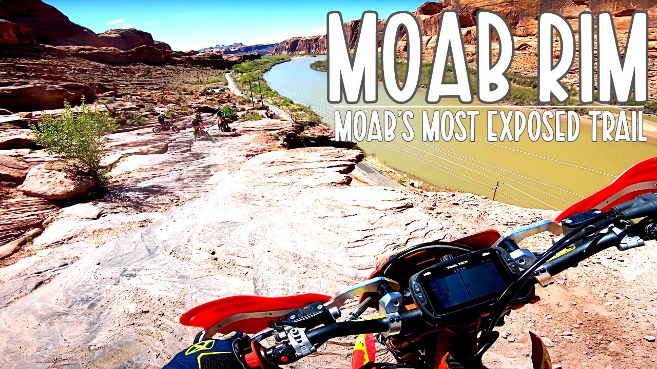 Moab Rim Trail - Riding the Cliffs