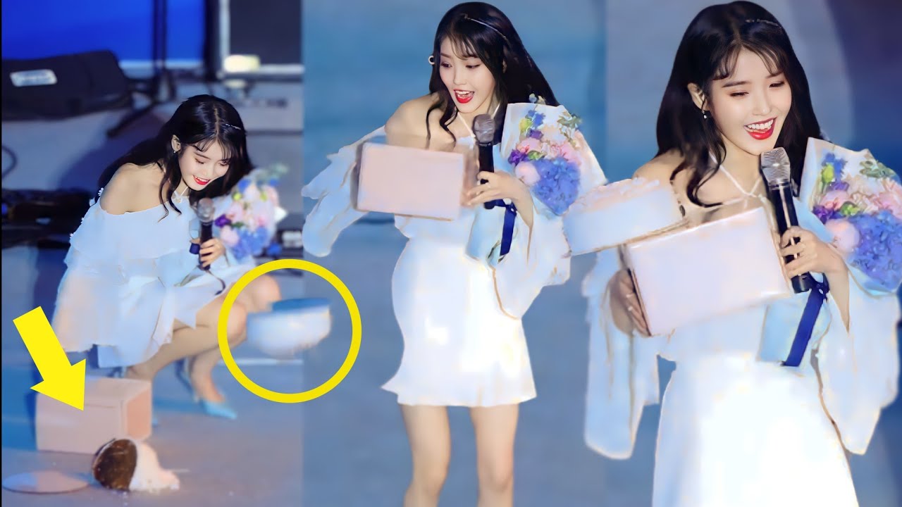 KPOP Idols Derrubando O Bolo De Aniversário