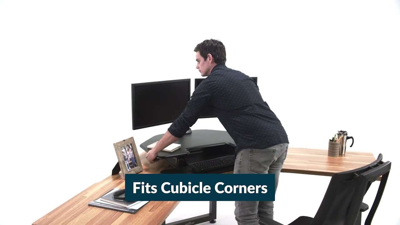 The VariDesk&reg; Cube Corner 36 - Vari (Formerly VariDesk)