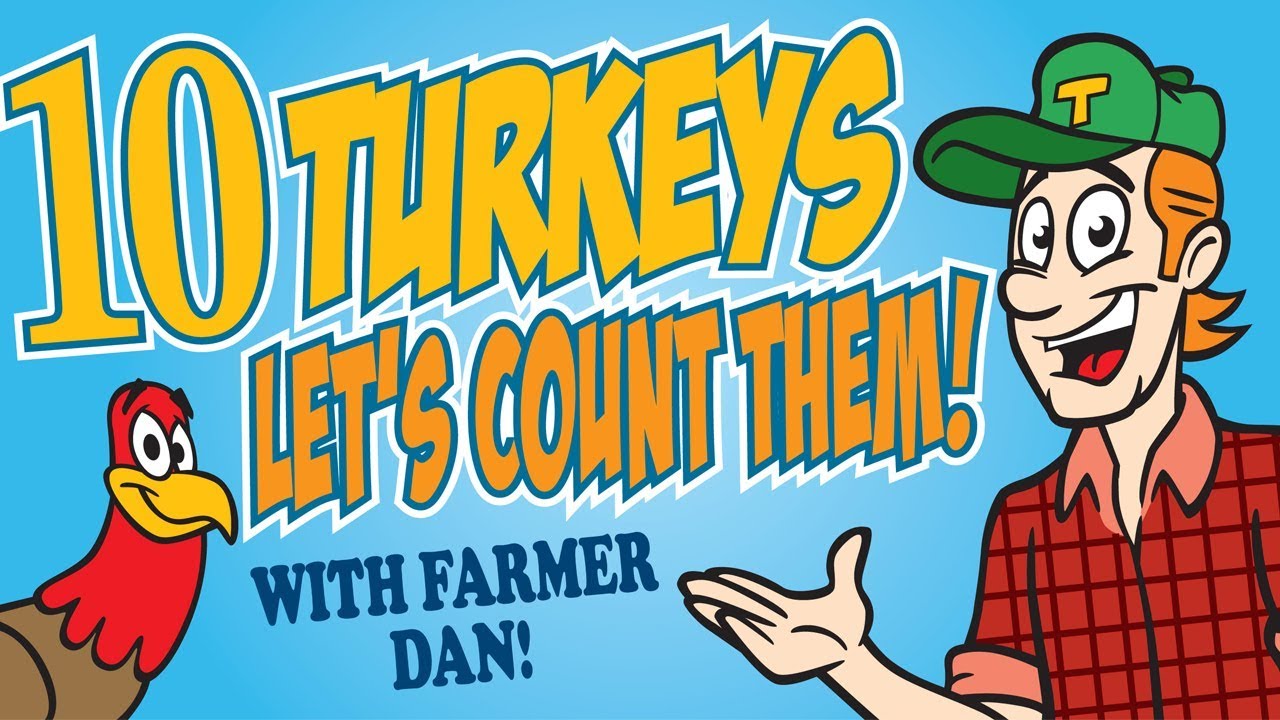 10 TURKEYS - LET'S COUNT THEM!