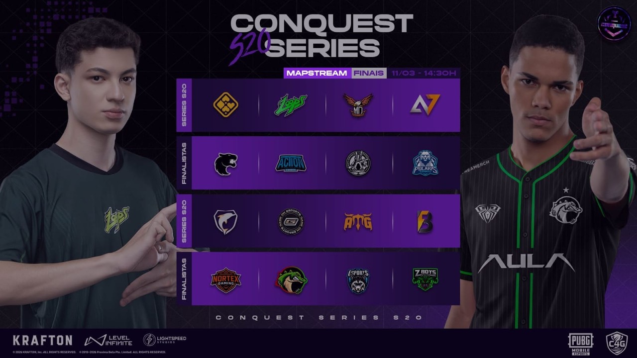 [PTBR] CONQUEST SERIES  |  MAPSTREAM  | FINAIS |  DIA 1/3