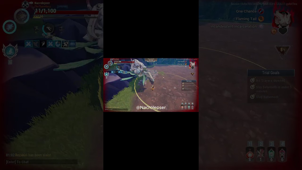 (1:04) CHAIN BLADE TEMPEST SOLO DAUNTLESS TRIALS REZAKIRI