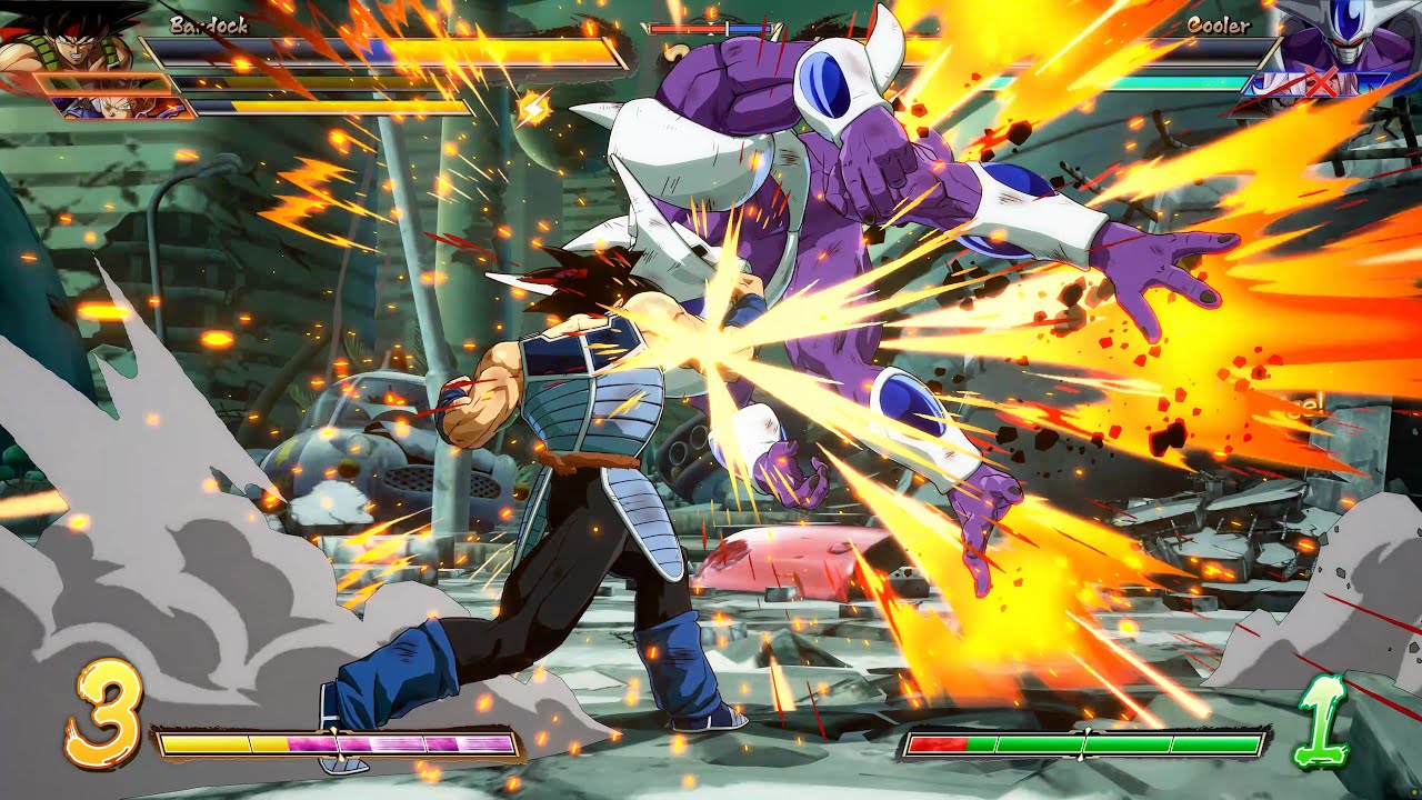 DRAGON BALL FighterZ: Arcade Mode feat. Bardock, Android 16 and Trunks