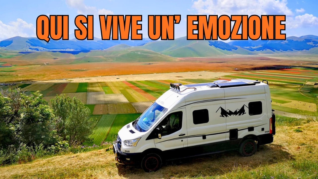 CASTELLUCCIO-IL CUORE FIORITO DEI MONTI SIBILLINI -  2023- IN CAMPER VAN