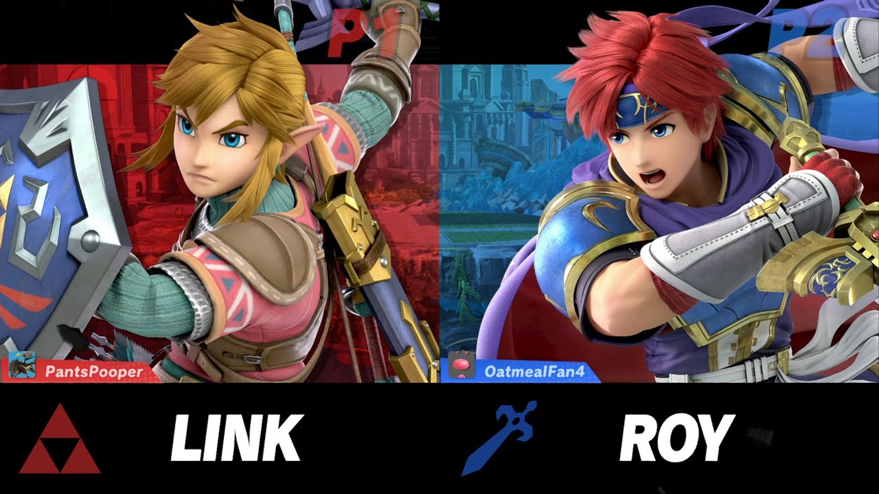 Theft (Link, Roy) vs. Sweatpants (Roy, Wii Fit Trainer, Min Min) - HDR Yuzu Friendlies