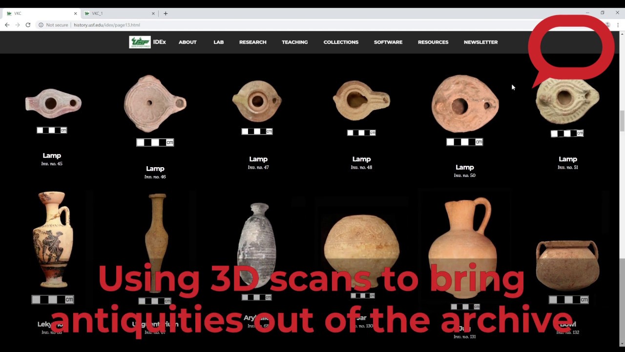 Using 3D scans to bring antiquities out of archives and into the light