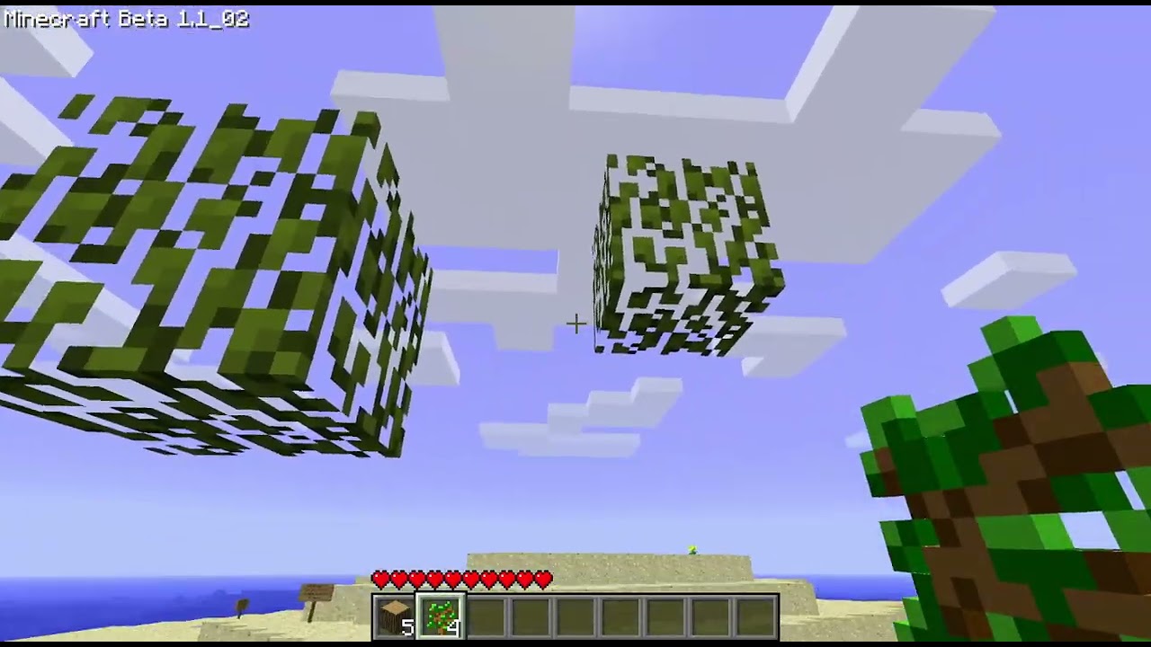 The Original Yogscast Minecraft Survival Island Map on it's Original Game Version (Beta 1.1_02)