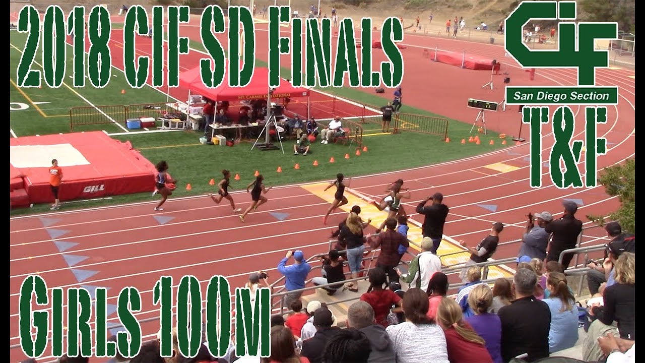 18 CIF SD T&F Finals Girls 100m