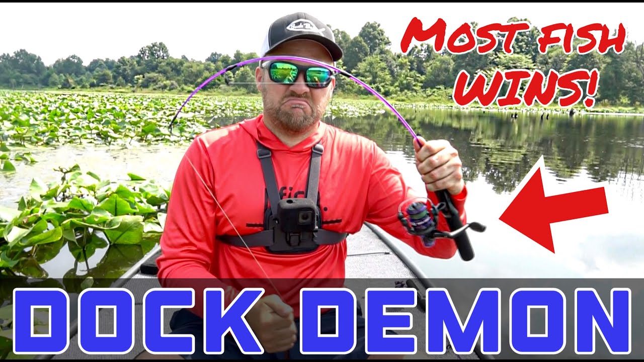 Zebco Dock Demon Challenge -- ULTRA LIGHT Frog Fishing?!