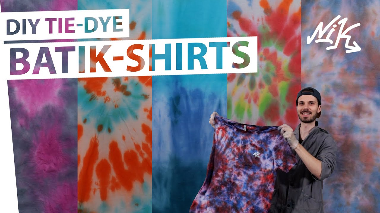 Die beste Technik für Batik-Shirts? | DIY Tie-Dye