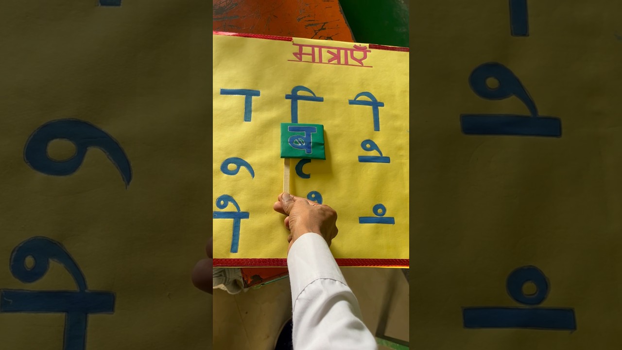 Hindi t.l.m for primary school l #tlm #primaryschool #shorts #hindi