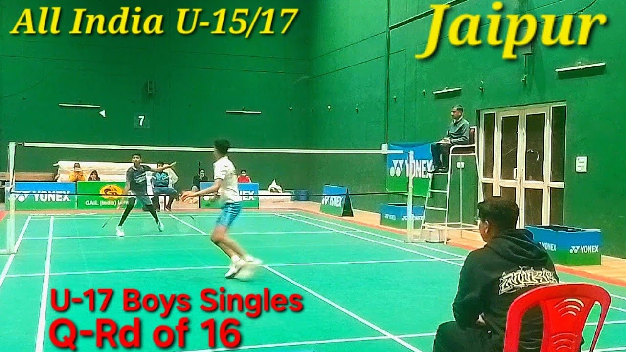 Sai Pushkar Vs Krishav Puppala, U17 Boys Singles Q-Rd of 16, All India Jaipur Jan 2026