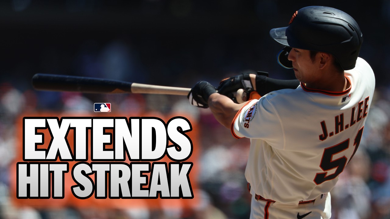 2 more hits for Jung Hoo Lee! Extends his hitting streak to 18 games, longest active run in MLB 🔥
